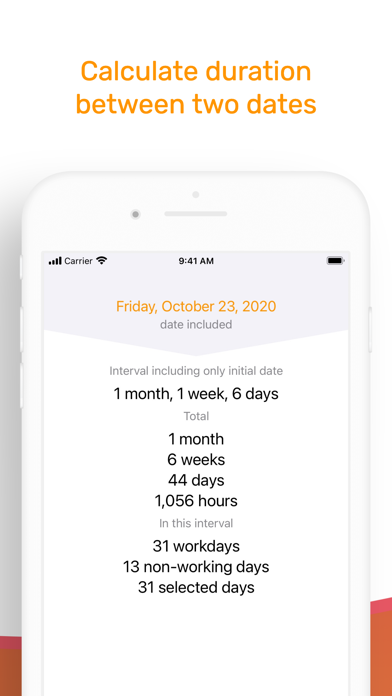Date Calculator - TimeRange screenshot