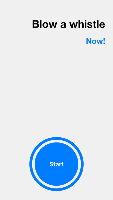 Whistle Timer screenshot