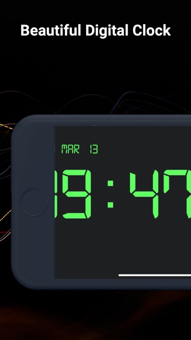 Digital Clock - Bedside Widget screenshot