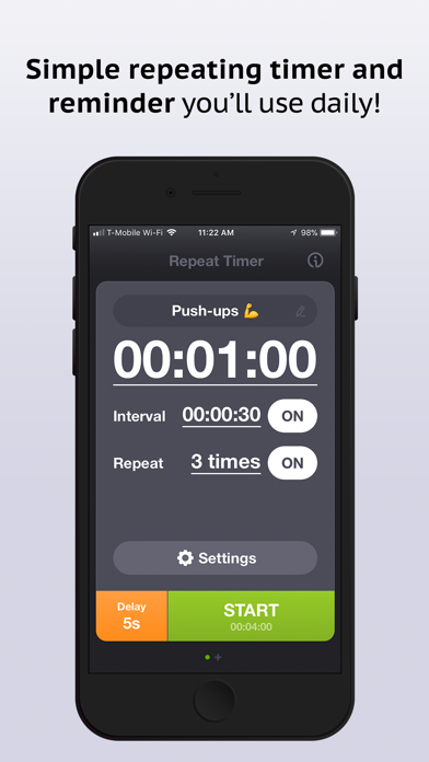 Repeat Timer: Interval Remind screenshot