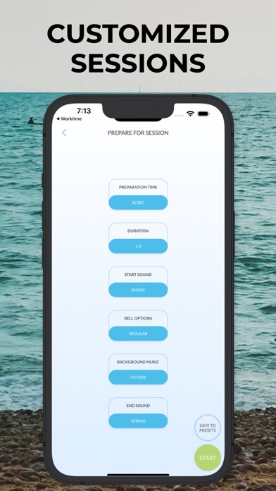 Meditation Timer + Log screenshot