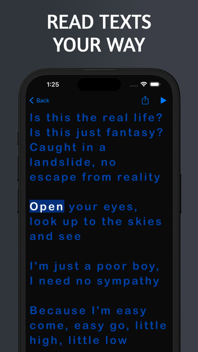 Dyslexia Reader screenshot