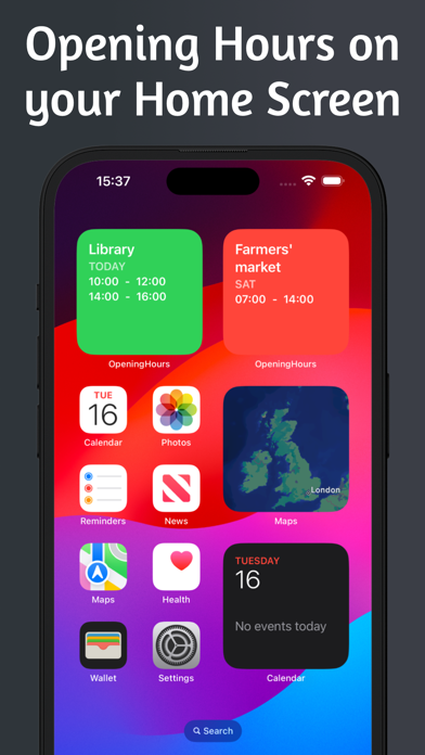 Opening Times screenshot
