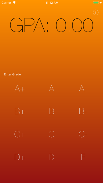 GPA Calculator screenshot